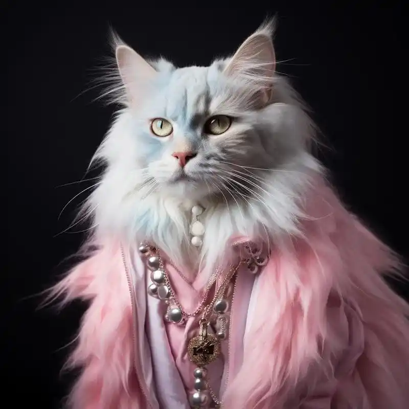 100个ai头像定制(10/100)缅因猫霸气定制头像  m - 抖音