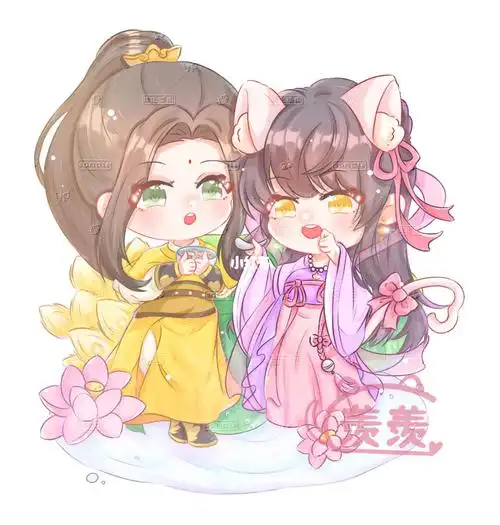 呀之前的龙叽狐羡和狐花怜鼬也是这个单主的稿子勿用哦#画画  #q版