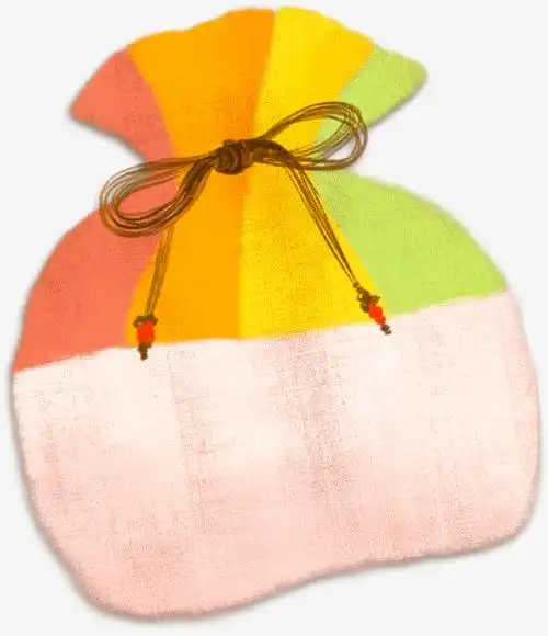 彩色布袋手绘简图