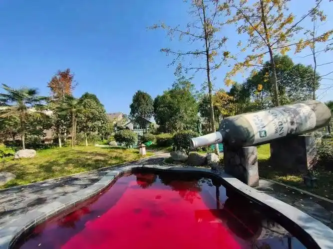 安逸的红酒池温泉种类繁多在维斯特温泉水乐园里培养孩子的兴趣和爱好