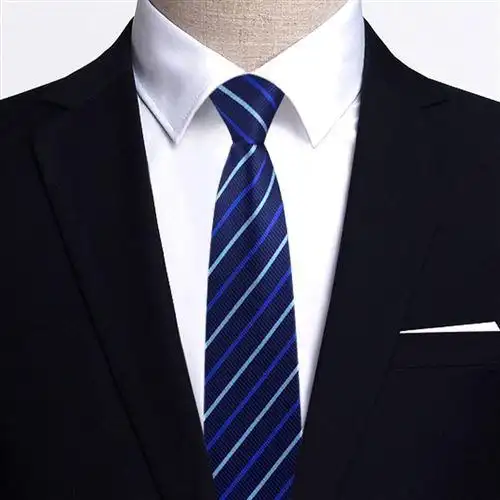 领带领装衬衫男士男商结婚手打工作色业8c领带