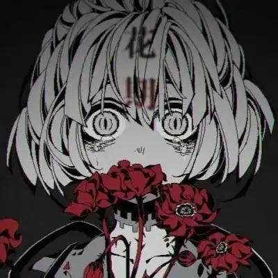 卡通 二次元 女生头像 黑白 丧病娇系二次元女生头像,在最深的绝望里