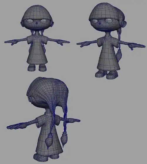 maya创作卡通人物morgane-火星时代教程网