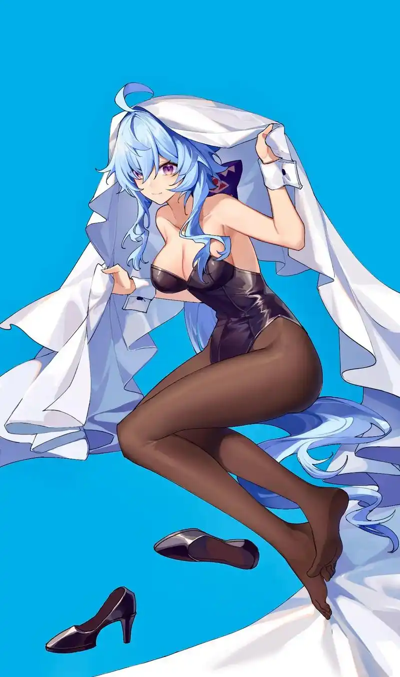 左滑为甘雨脱掉鞋袜#原神枫丹 #甘雨 - 抖音