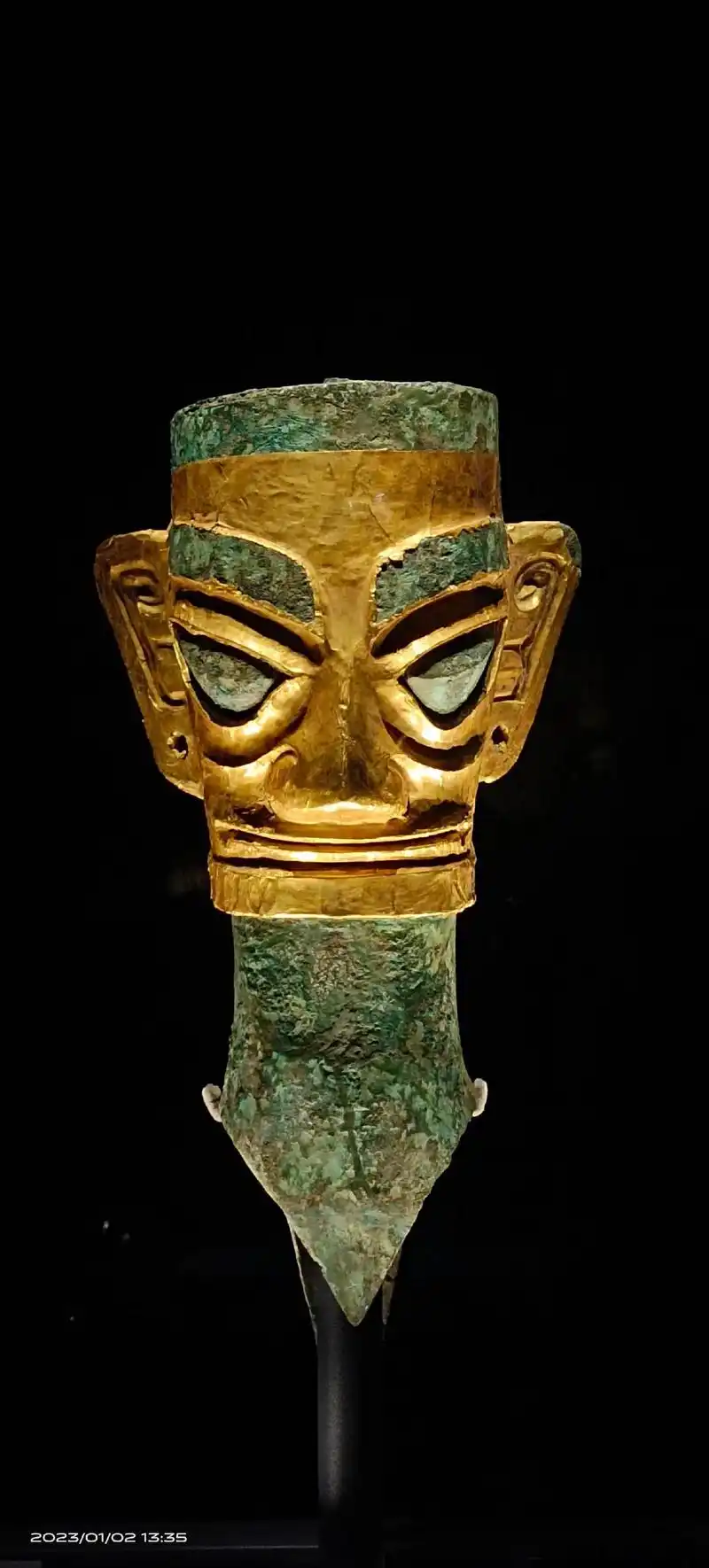 三星堆青铜面具集锦#愿所有的美好和期待2023都能如约而至  - 抖音