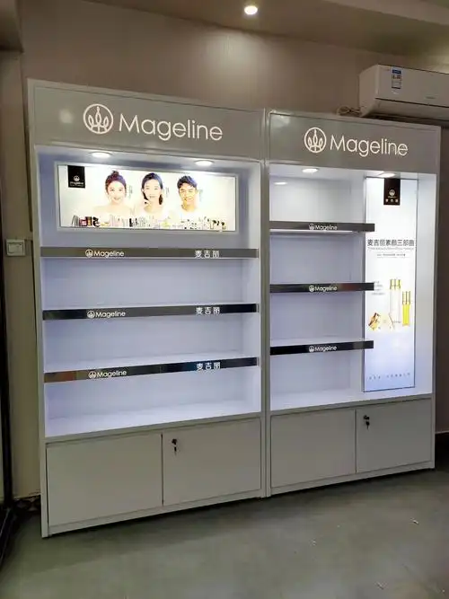 展示柜化妆品柜子简约现代韩式美容院专柜美发理发店化妆品展柜
