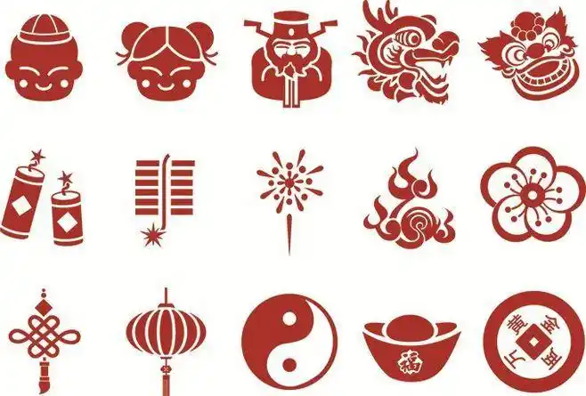 时尚中国风主题元素素材@北坤人素材