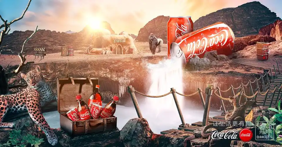 可口可乐视觉海报|平面|海报|cookie饼 - 原创作品 - 站酷 (zcool)