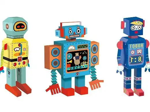 立体折纸之机器人主题