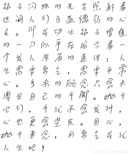 手写中文文章识别1问题描述