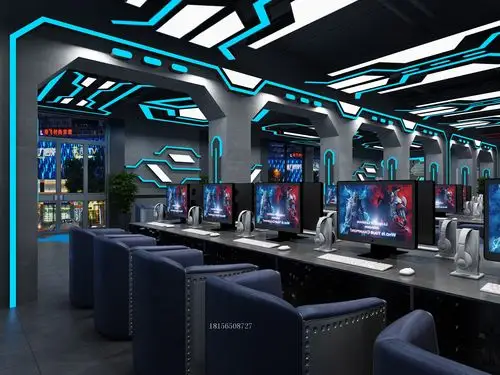 电竞馆 - 效果图交流区-建e室内设计网