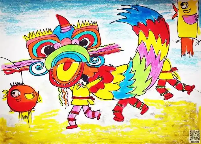 春节水粉画春节水粉画图片大全