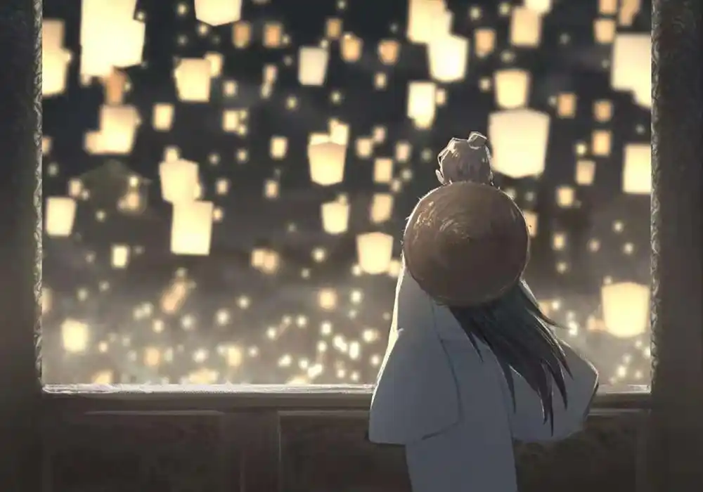 《天官赐福》花城到底有多浪漫?明灯三千有排场,名字戒指很有心