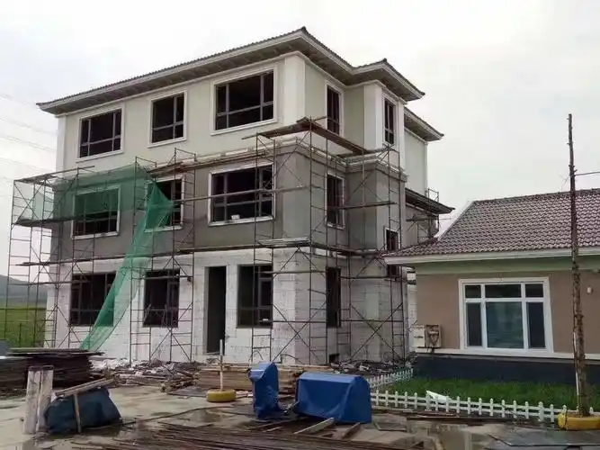 堡温王eps空腔模块保温 模块建房 泡沫模块别墅 海荣模块 新农村建房