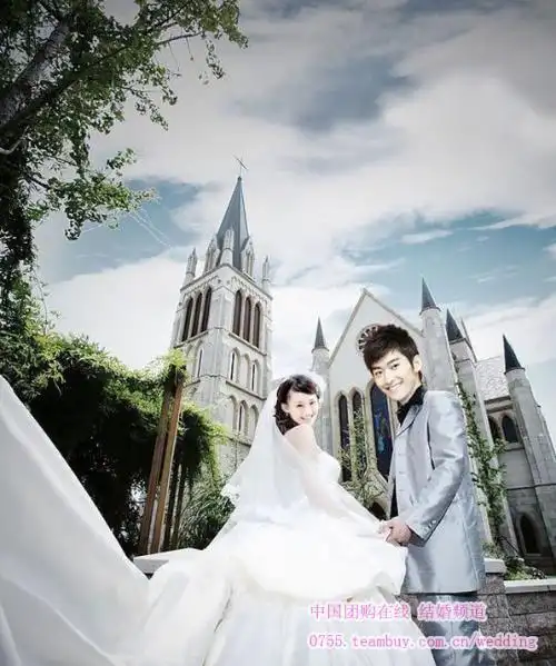 郑爽和张翰结婚照片