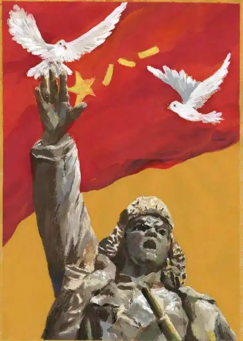 我心中的纪念馆丨优秀绘画作品展播(二)_红色_小学_李佳音