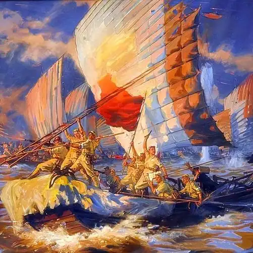 定格历史经典瞬间,渡江战役中的"背影小姑娘",记者苦寻49年|我党|开国