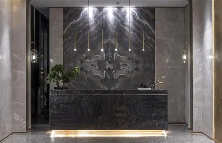 前台(软装实施:北京顺迈佳室内设计有限公司)