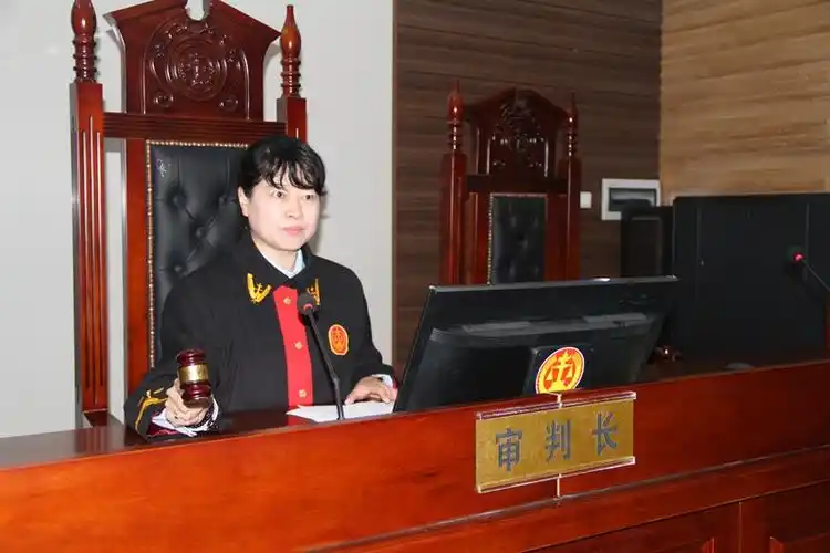 新闻中心 法院动态"全体起立,请审判长及合议庭成员入庭.