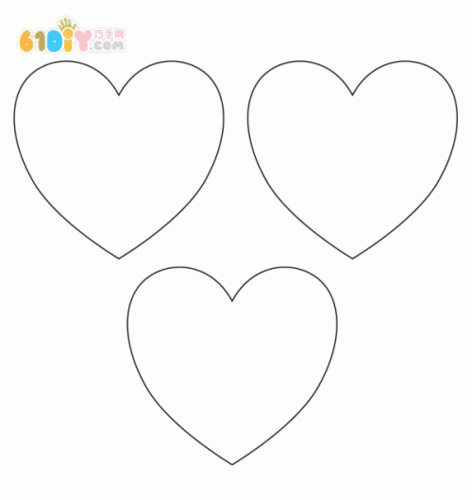 爱心杯简笔画
