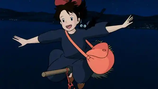 小时候也常幻想骑着扫帚就能飞「魔女宅急便」