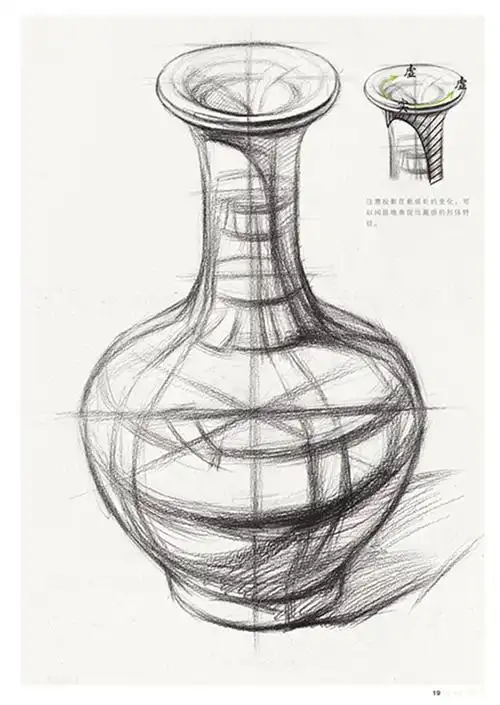 结构静物 敲门砖美术书 零基础自学正规教材素描基础教程铅笔画技法书