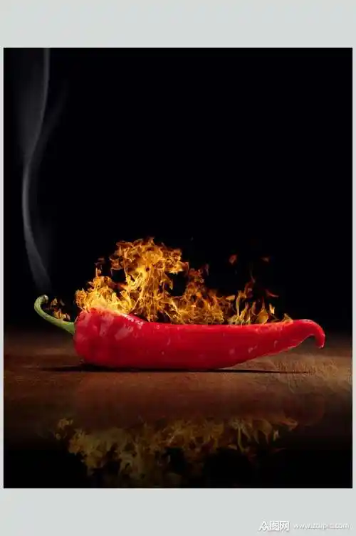 创意红辣椒配菜蔬菜摄影图片