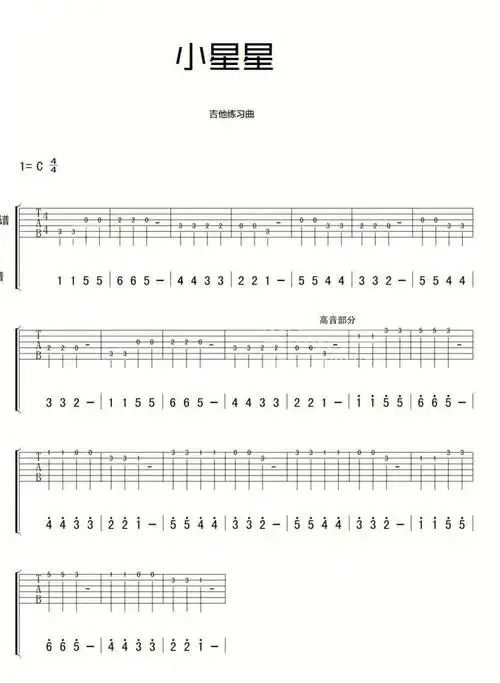 初学者吉他简谱  #吉他简谱  #吉他初学者