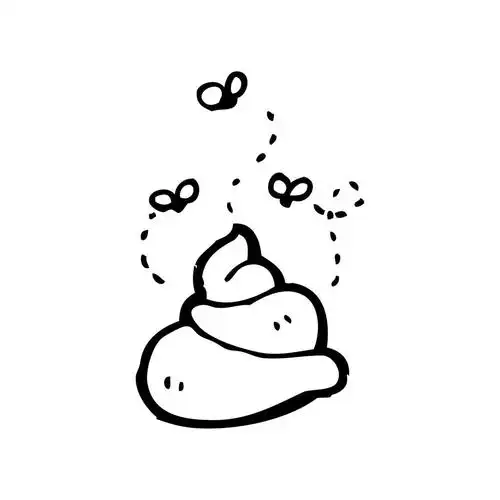 毛假便便卡通,向量,在白色背景上的毛假船尾卡通