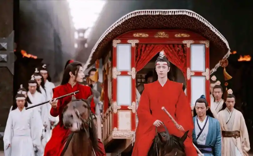 《陈情令》"忘羡大婚照"来袭:问灵十三载,终得一归人_曲远