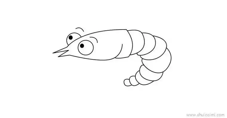 虾简笔画图片虾简笔画图片螳螂虾简笔画图片儿童简笔画大虾大虾怎么画