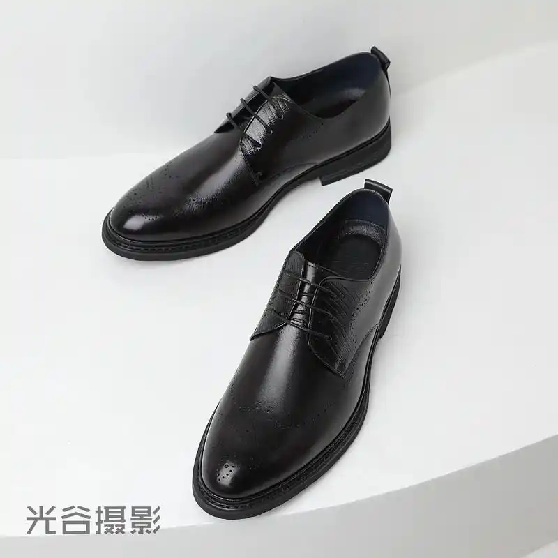 px005白色景商务皮鞋四季男鞋