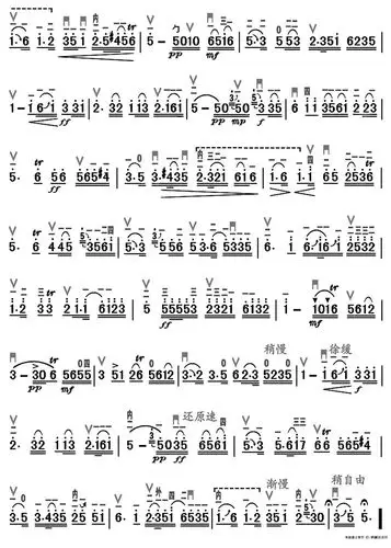 精简版二胡独奏曲《二泉映月》