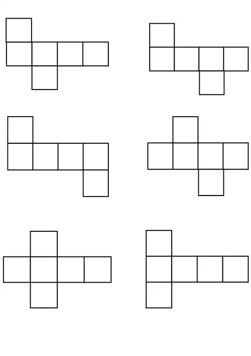 正方体的11种展开图1