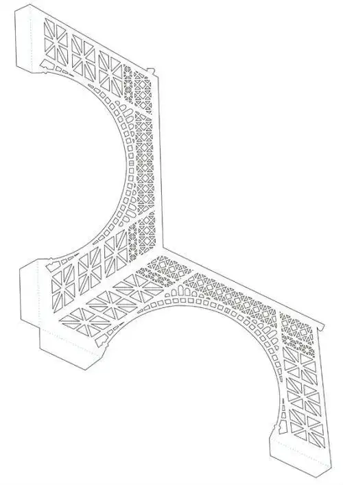 求开合式纸雕图纸