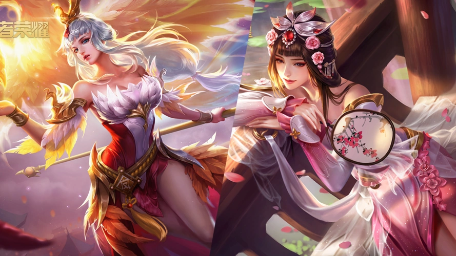 钻石星耀段位:甄姬,王昭君