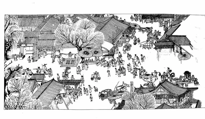 陈澎手绘:《清明上河图》第一章