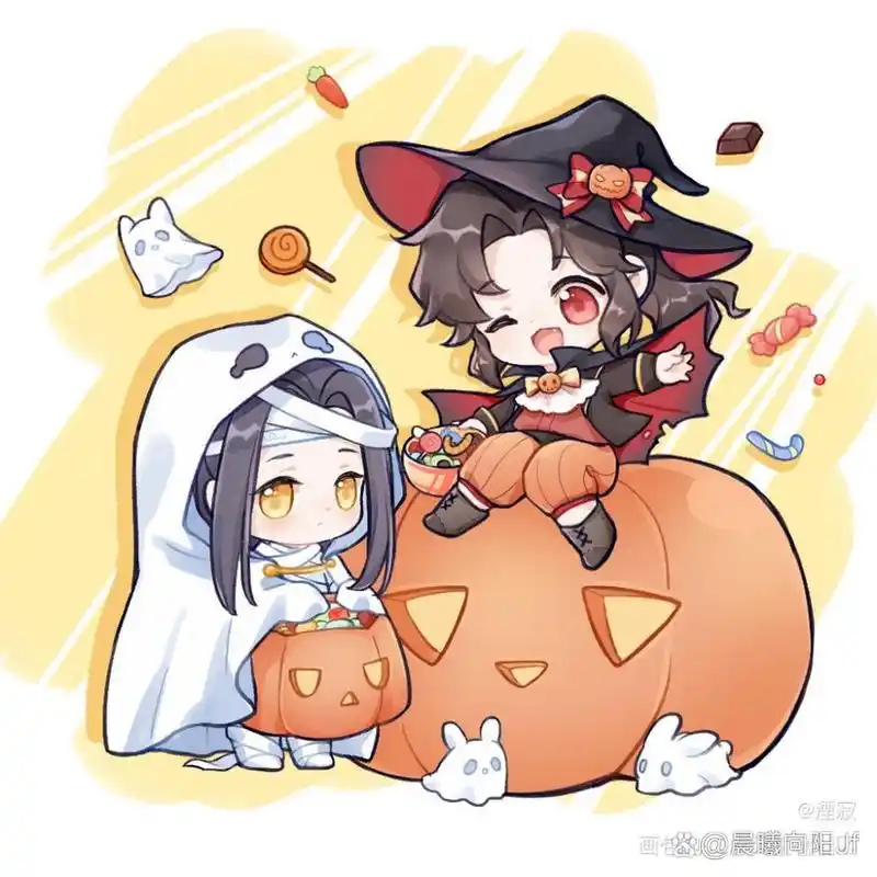 漫画# #原耽# #魔道祖师# 魔道祖师的q版来了[心]