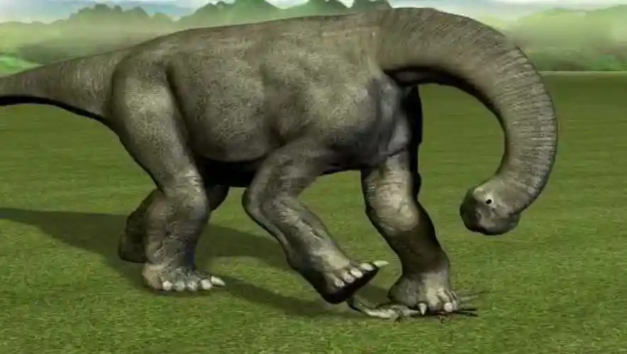 弱肉强食大恐龙一脚踩扁小恐龙