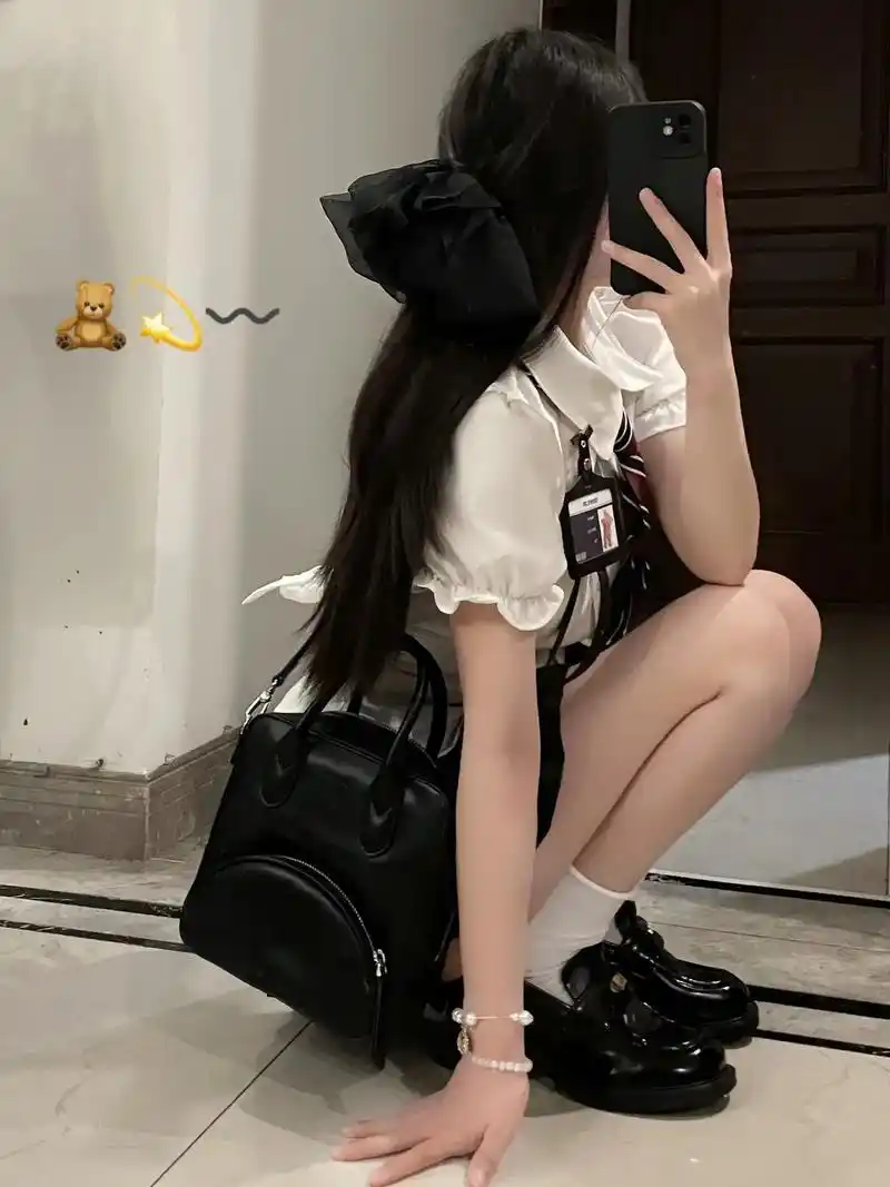 穿上就是女高.#ootd穿搭 #155小个子穿搭 #学院风  - 抖音