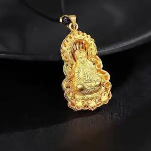 老凤祥黄金足金999观音吊坠