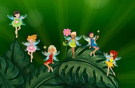 可爱的小精灵照片