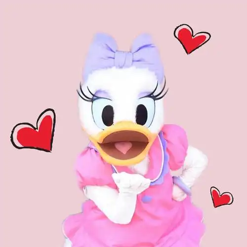 迪士尼鸭鸭黛丝情侣头像