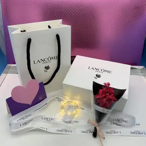 专柜新款兰蔻lancome口红香水化妆品手提购物纸袋礼品袋