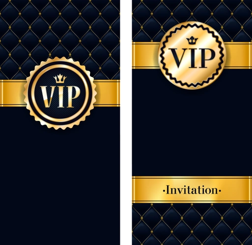 金色vip会员卡背景素材