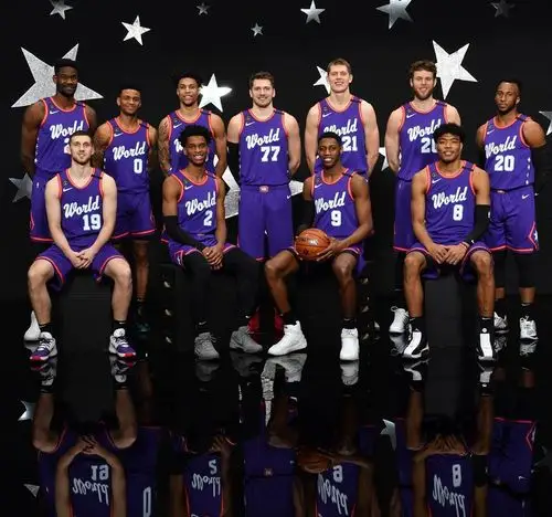 全明星新秀赛合照一群未来统治联盟的年轻人