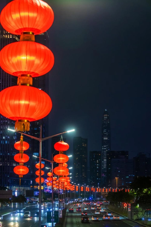 百花盛放装点鹏城最美中国红迎新春