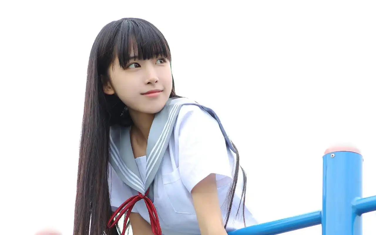 美女校花jk制服青春唯美写真图片