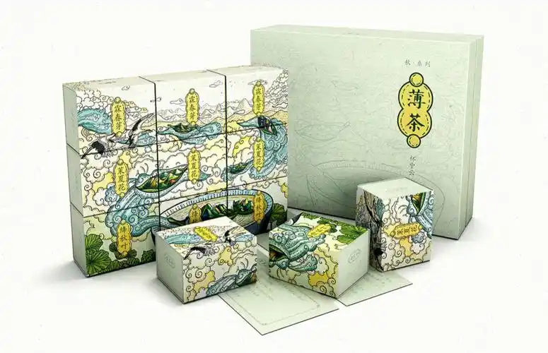 薄茶茶叶包装设计