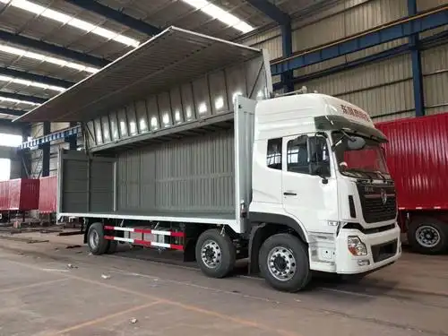 山东临沂柳汽飞翼车厂家飞翼箱体改装